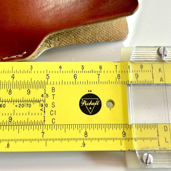 Rare Pickett Model N904-ES Trig & Decimal Keeper Speed Slide Rule Exc Condition - Picture 9 of 10